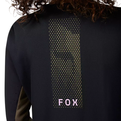 Fox Racing Defend Long Sleeve MTB Jersey - Park - Womens - Black