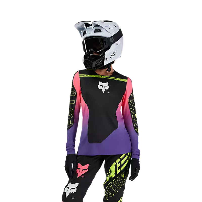 Fox Racing Flexair Long Sleeve MTB Jersey - Elevated - Womens - Black