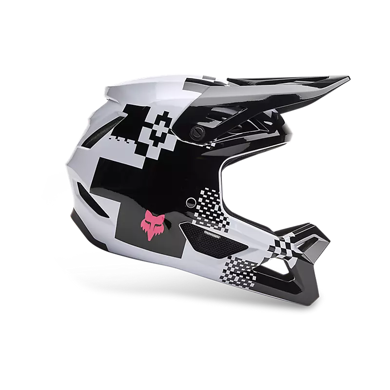 Fox Racing Rampage Full Face Helmet - Digi Image - Black-White
