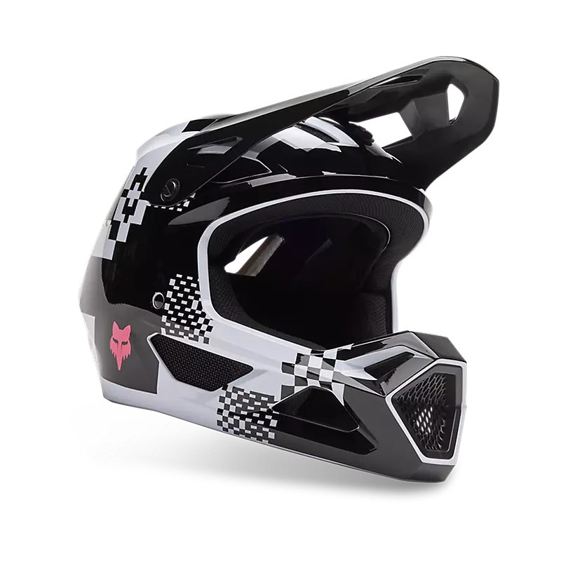 Fox Racing Rampage Full Face Helmet - Digi Image - Youth - Black-White