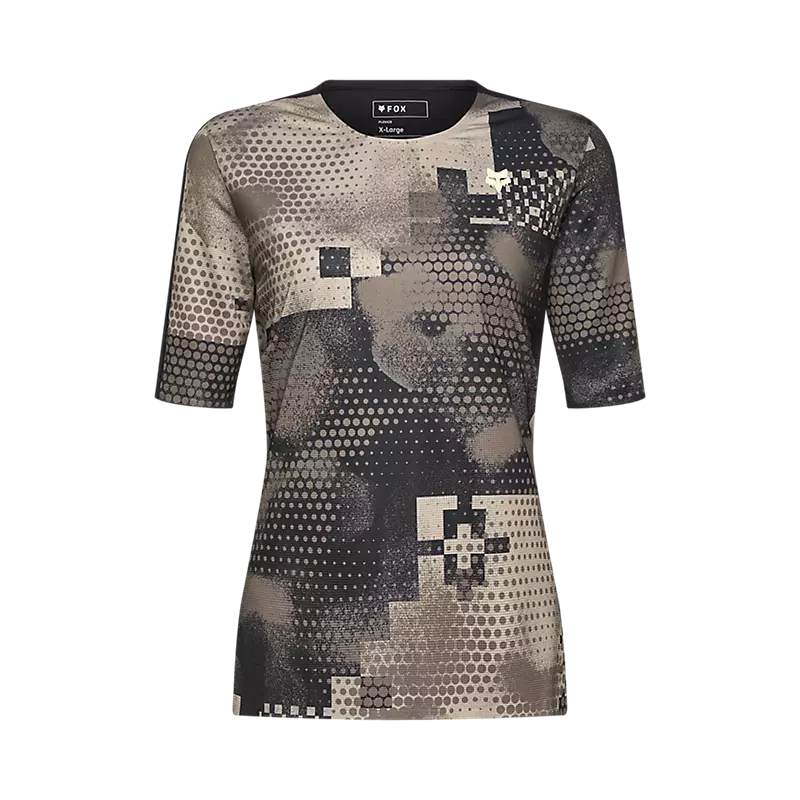 Fox Racing Flexair Ascent Short Sleeve MTB Jersey - Pulse - Womens - Sand