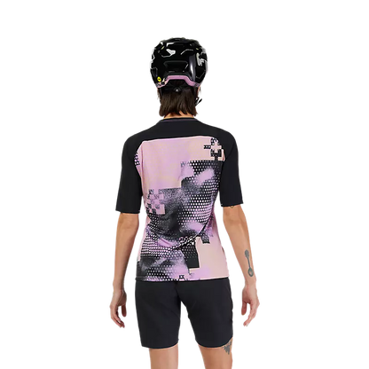 Fox Racing Flexair Ascent Short Sleeve MTB Jersey - Pulse - Womens - Desert Rose