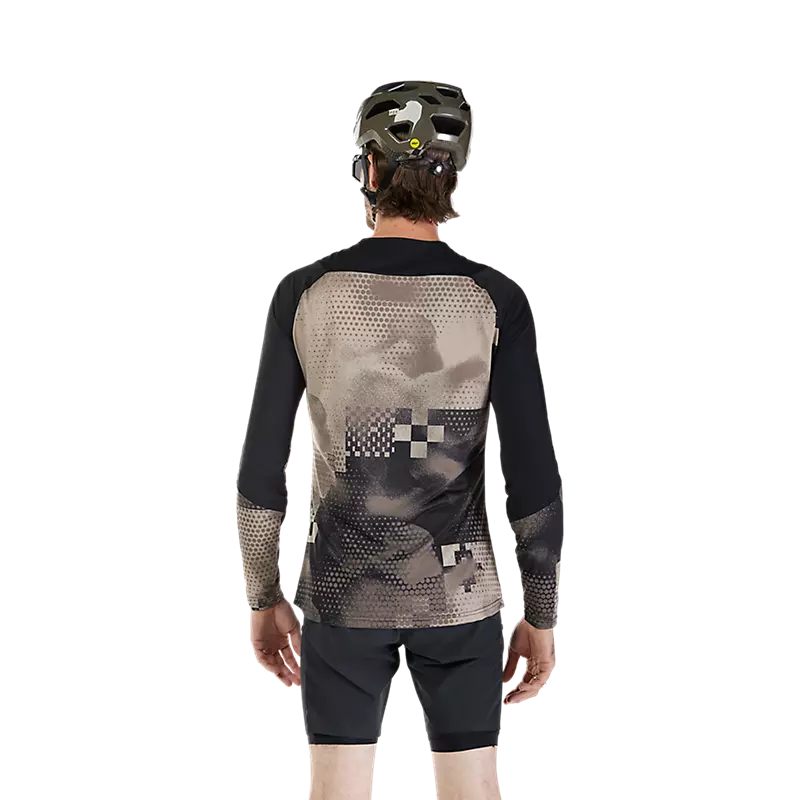 Fox Racing Flexair Ascent Long Sleeve MTB Jersey - Pulse - Sand