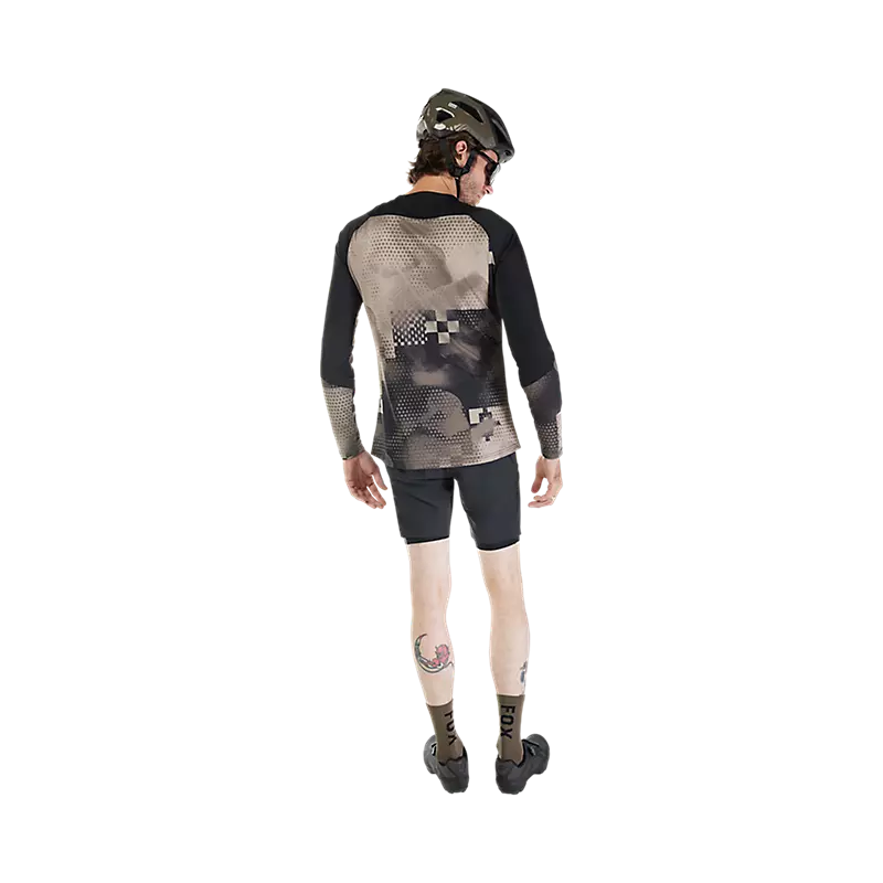 Fox Racing Flexair Ascent Long Sleeve MTB Jersey - Pulse - Sand