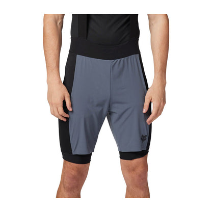 Fox Racing Flexair Ascent Cargo Bib Short - Graphite Gray