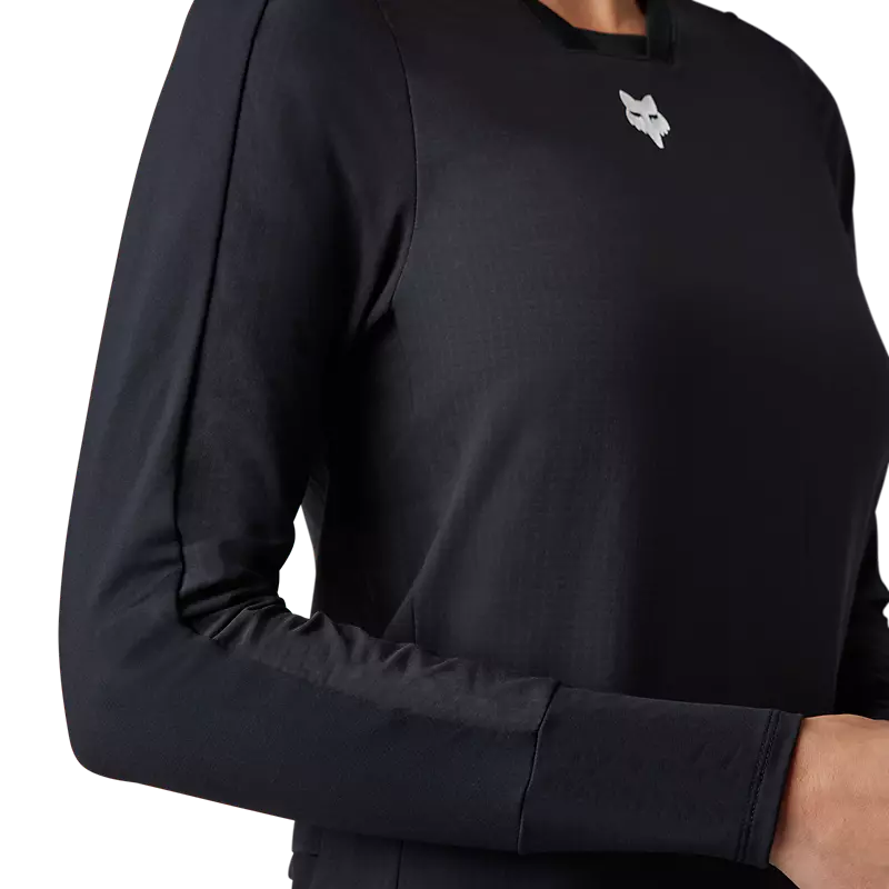 Fox Racing Defend Thermal Long Sleeve MTB Jersey - Womens - Black