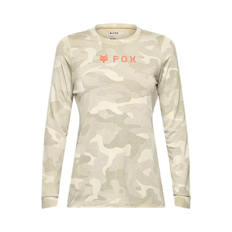 Fox Racing Ranger Tru Dri Long Sleeve MTB Jersey - Womens - Cream