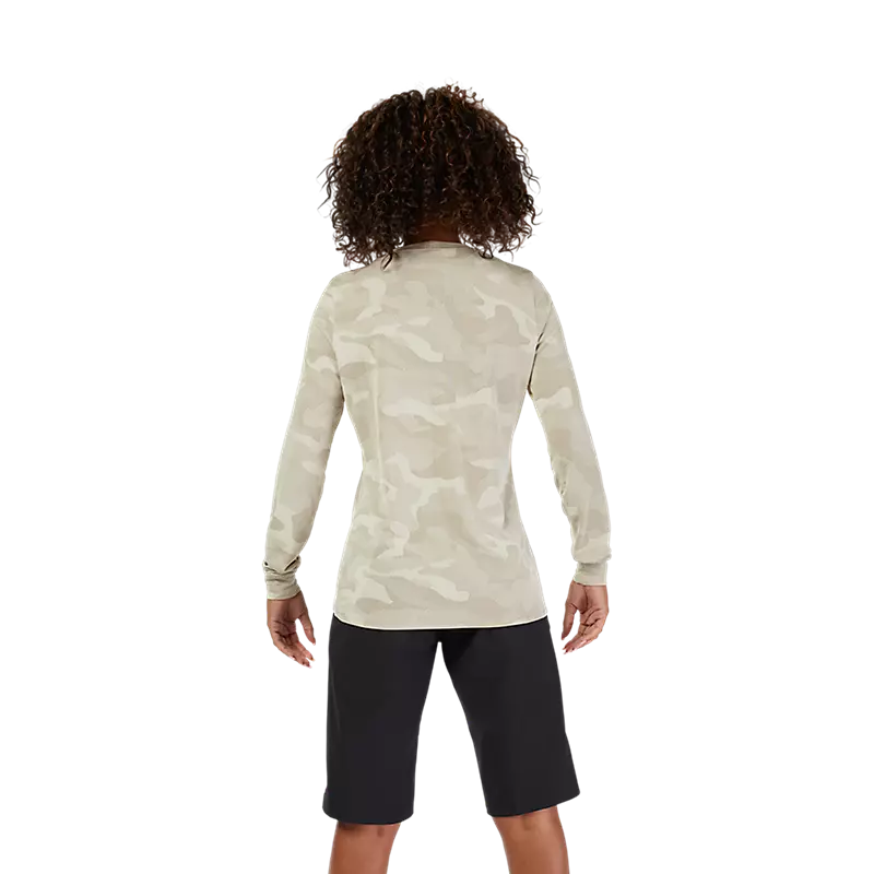 Fox Racing Ranger Tru Dri Long Sleeve MTB Jersey - Womens - Cream