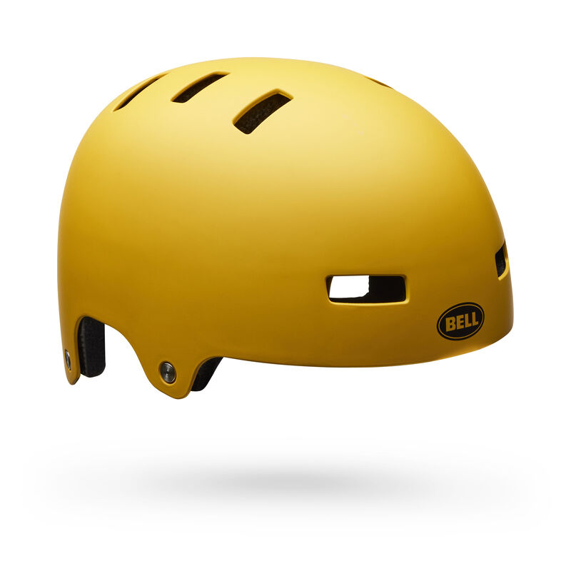 Bell Local BMX Helmet, Matte Yellow, Medium