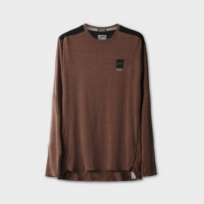 Leatt Trail 4.0 Long Sleeve MTB Jersey - Stout Brown