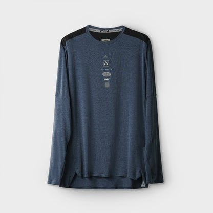 Leatt Trail 4.0 Long Sleeve MTB Jersey - Midnight Blue