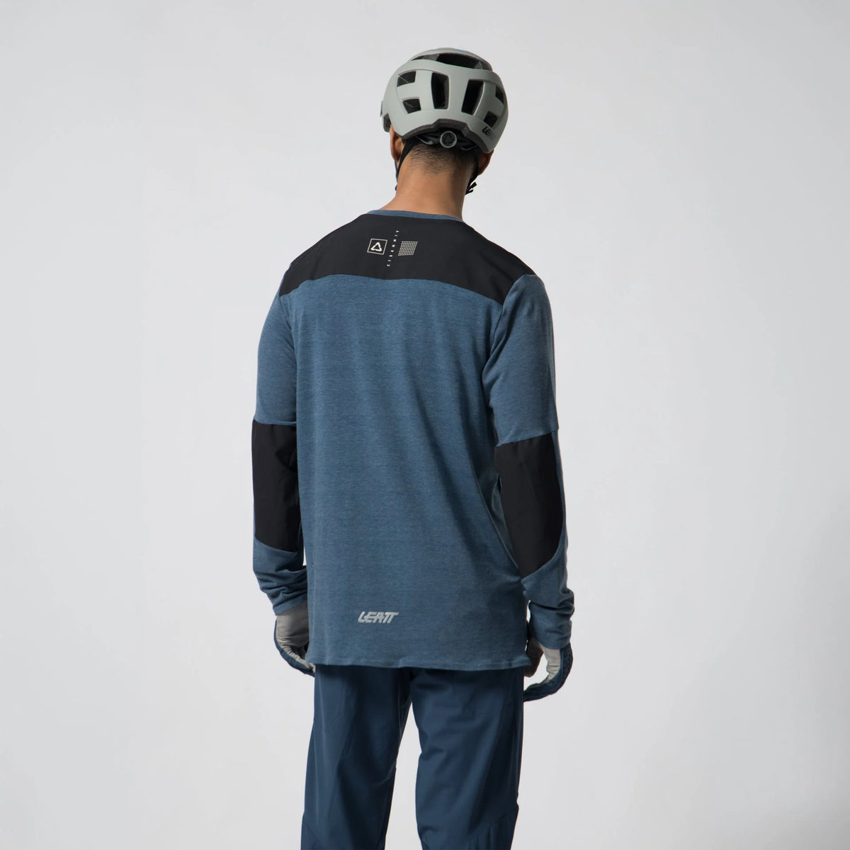 Leatt Trail 4.0 Long Sleeve MTB Jersey - Midnight Blue