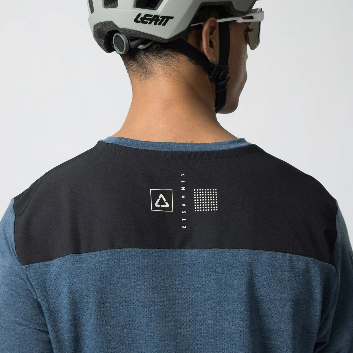 Leatt Trail 4.0 Long Sleeve MTB Jersey - Midnight Blue