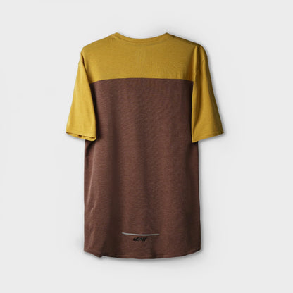 Leatt Trail 4.0 Short Sleeve MTB Jersey - Ochre Yellow