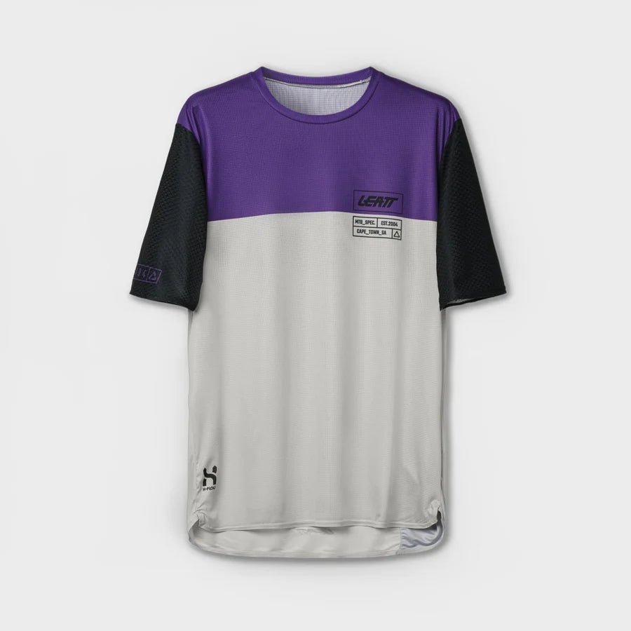 Leatt Trail 3.0 Short Sleeve MTB Jersey - Space Purple
