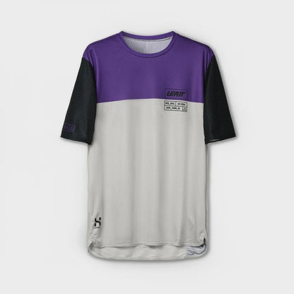 Leatt Trail 3.0 Short Sleeve MTB Jersey - Space Purple