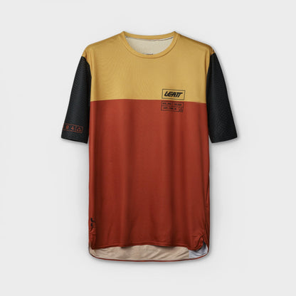 Leatt Trail 3.0 Short Sleeve MTB Jersey - Oxide Red
