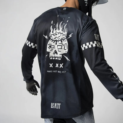 Leatt Gravity 4.0 Long Sleeve MTB Jersey - Sketchy Black