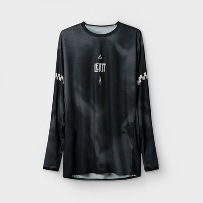 Leatt Gravity 4.0 Long Sleeve MTB Jersey - Sketchy Black