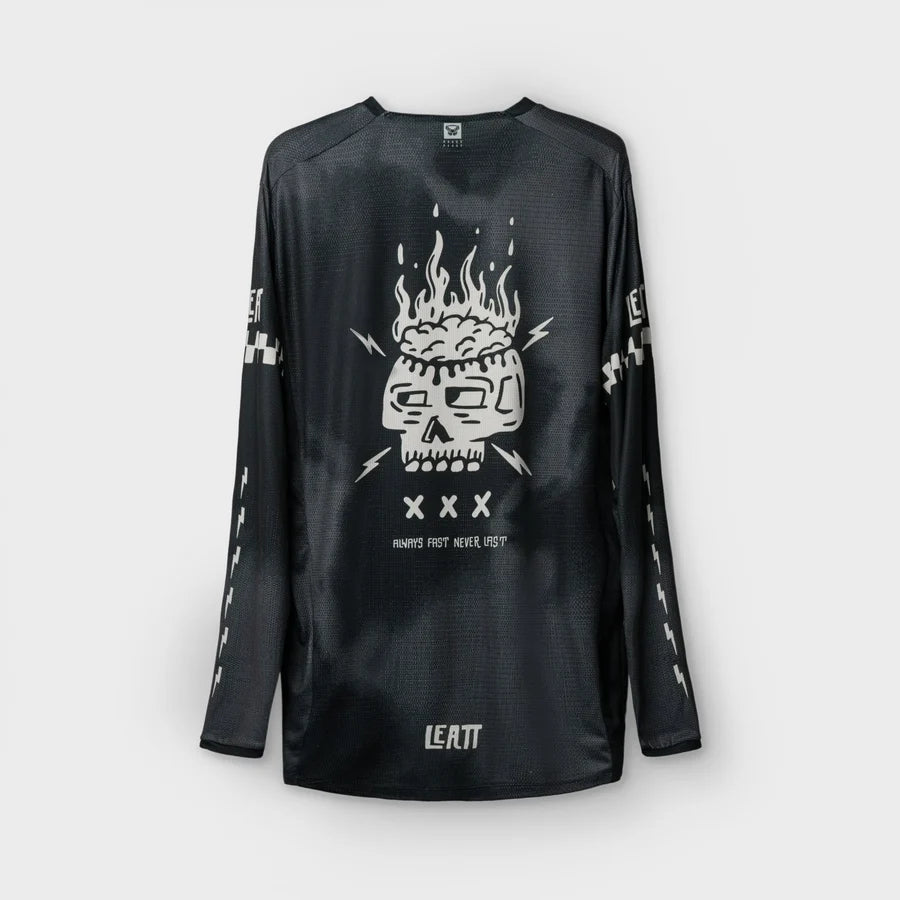 Leatt Gravity 4.0 Long Sleeve MTB Jersey - Sketchy Black