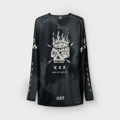Leatt Gravity 4.0 Long Sleeve MTB Jersey - Sketchy Black