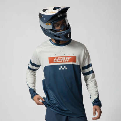 Leatt Gravity 4.0 Long Sleeve MTB Jersey - Midnight Blue