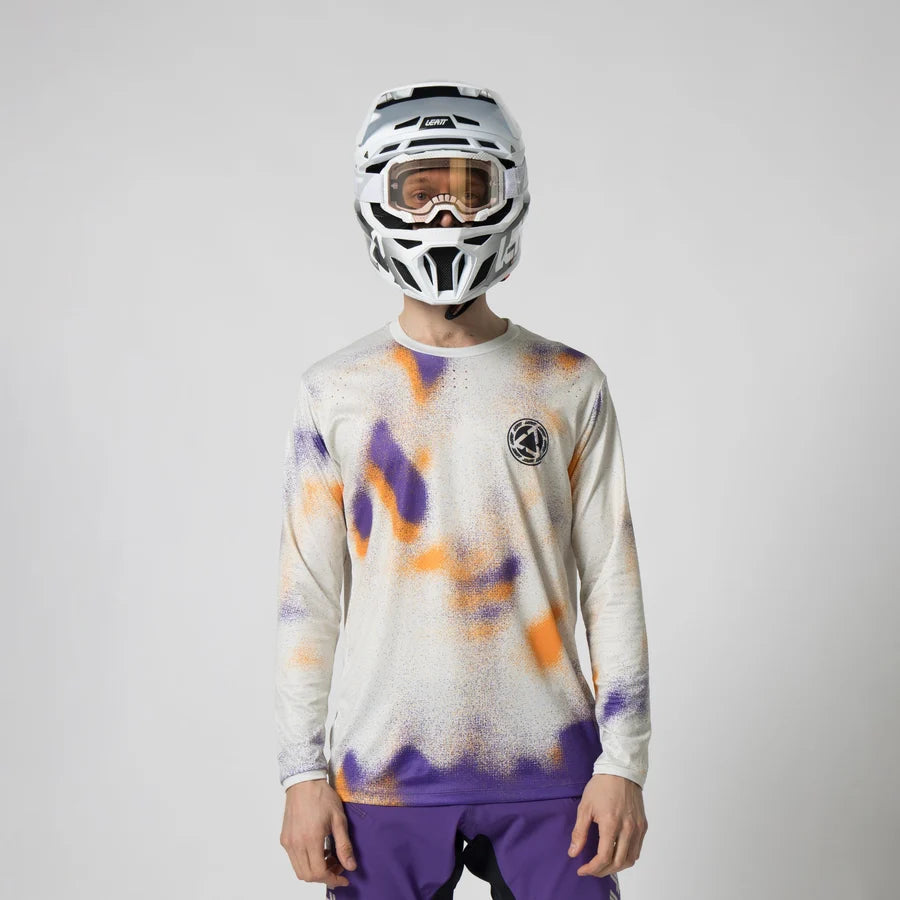 Leatt Gravity 4.0 Long Sleeve MTB Jersey - Space Purple