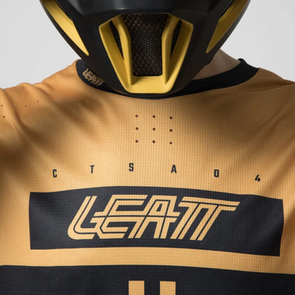 Leatt Gravity 4.0 Long Sleeve MTB Jersey - Ochre Yellow