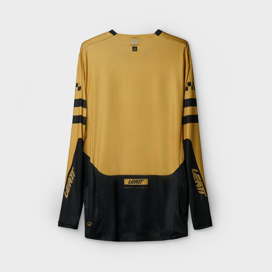 Leatt Gravity 4.0 Long Sleeve MTB Jersey - Ochre Yellow