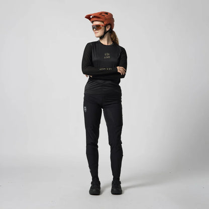 Leatt Trail 3.0 Long Sleeve MTB Jersey - Womens - Full Black