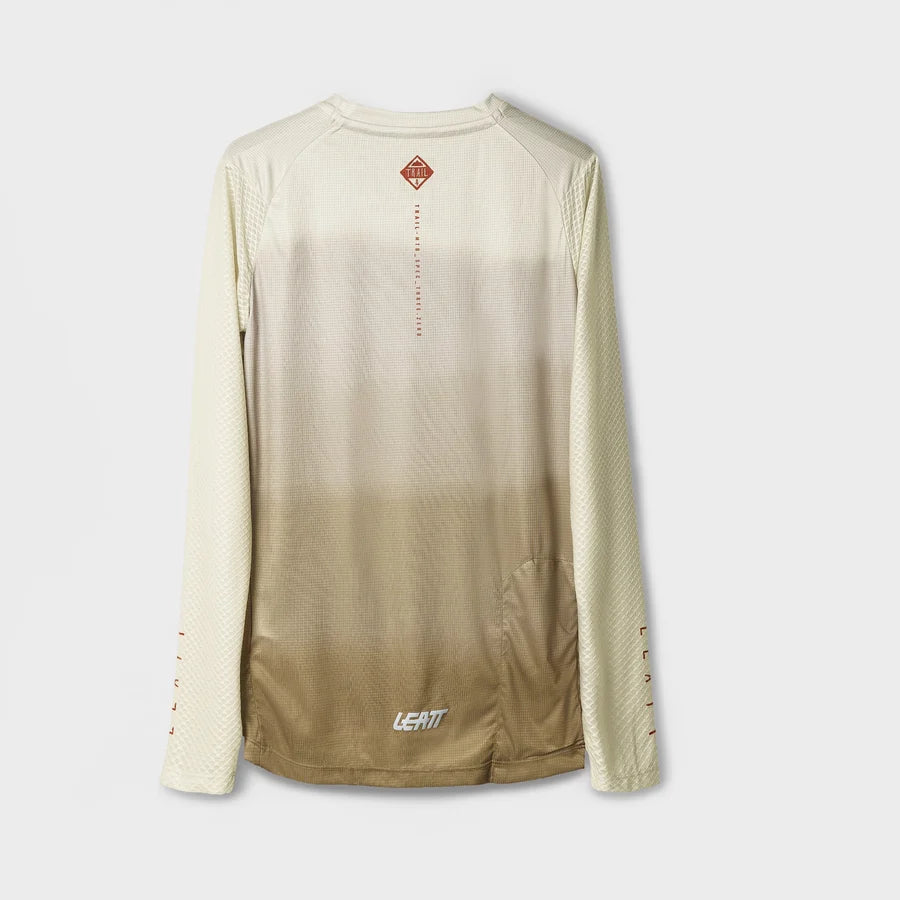 Leatt Trail 3.0 Long Sleeve MTB Jersey - Womens - Fade White