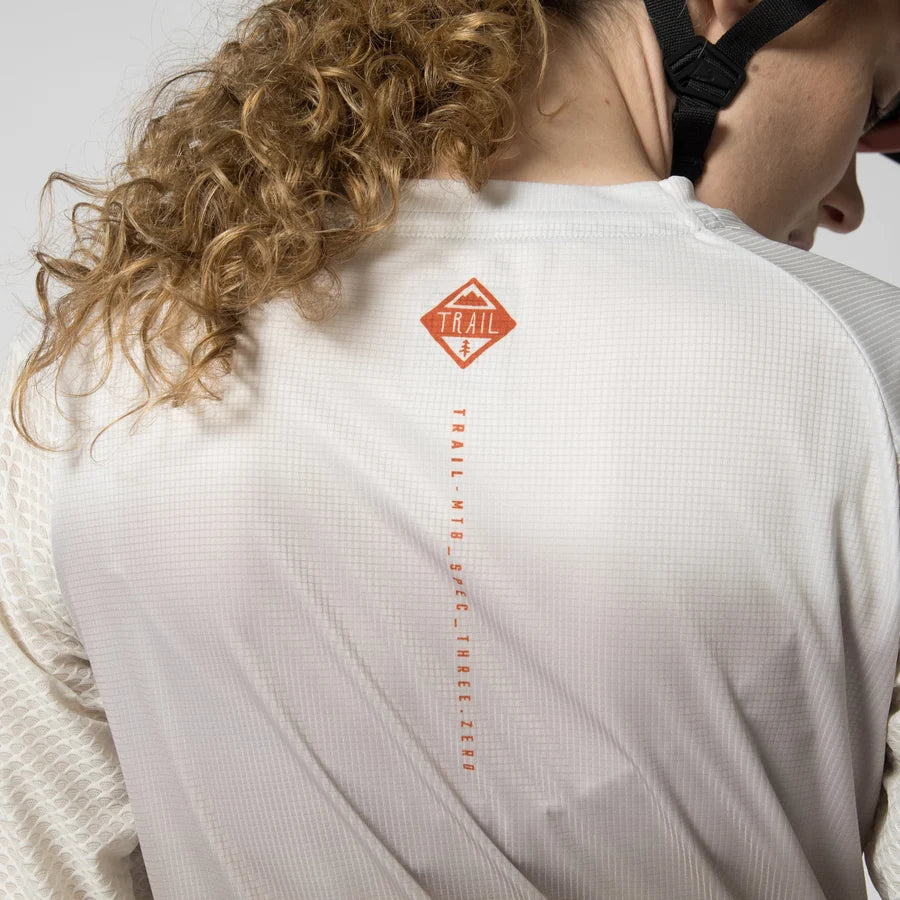 Leatt Trail 3.0 Long Sleeve MTB Jersey - Womens - Fade White