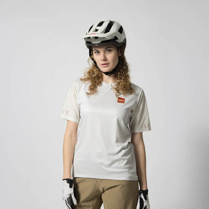 Leatt Trail 3.0 Short Sleeve MTB Jersey - Womens - Fade White