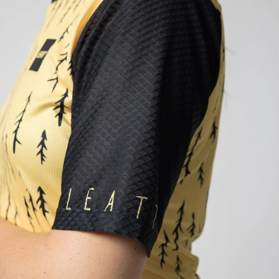Leatt Trail 3.0 Short Sleeve MTB Jersey - Womens - Trails Yellow