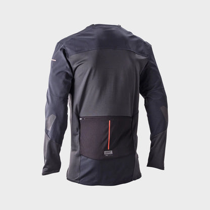Leatt Trail 6.0 Cargo Long Sleeve MTB Jersey - Ghost Black