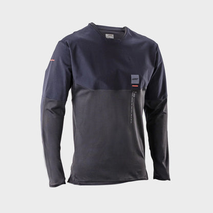 Leatt Trail 6.0 Cargo Long Sleeve MTB Jersey - Ghost Black