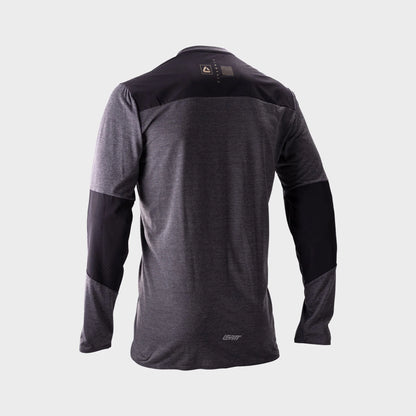 Leatt Trail 4.0 Long Sleeve MTB Jersey - Ghost Black