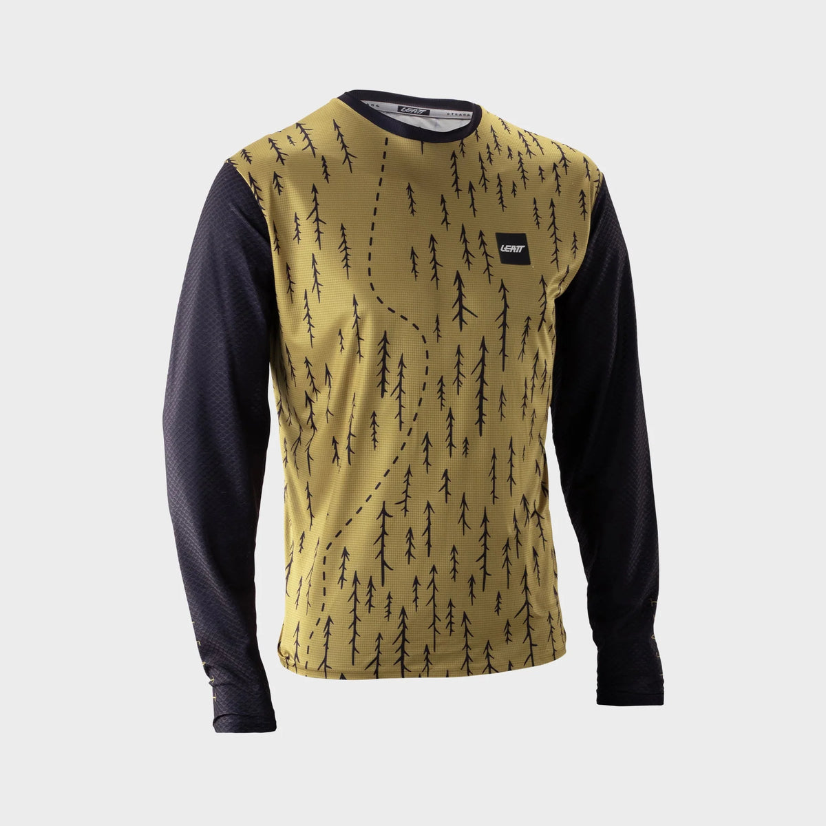 Leatt Trail 3.0 Long Sleeve MTB Jersey - Trails Brown