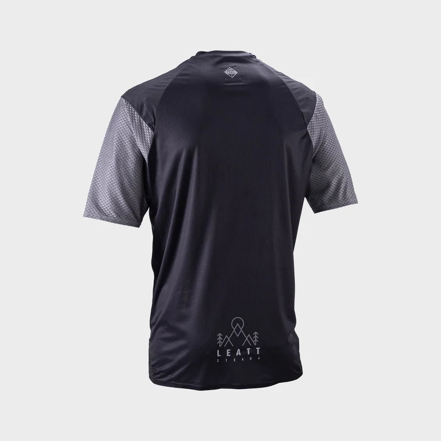 Leatt Trail 3.0 Short Sleeve MTB Jersey - Ghost Black