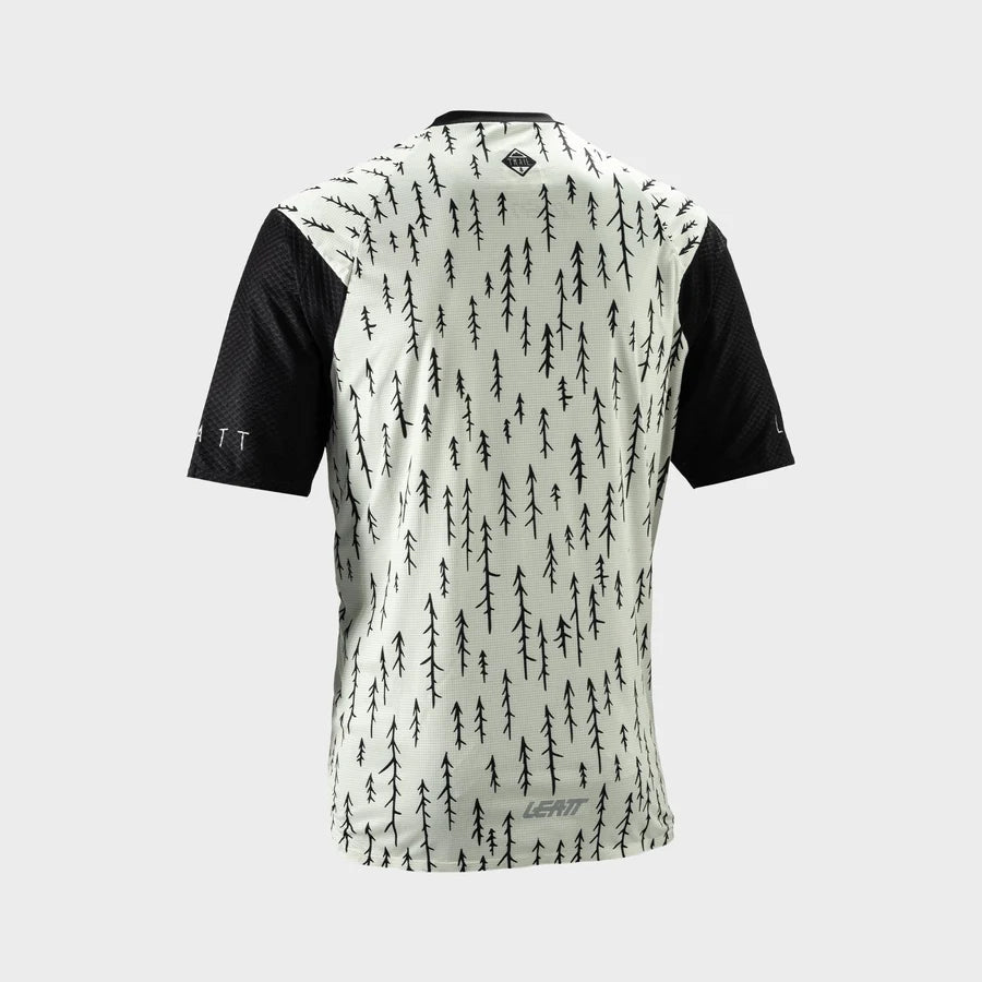 Leatt Trail 3.0 Short Sleeve MTB Jersey - Trails White
