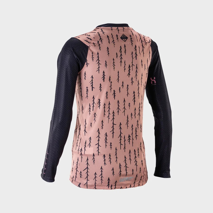 Leatt Trail 3.0 Long Sleeve MTB Jersey - Womens - Trails Pink