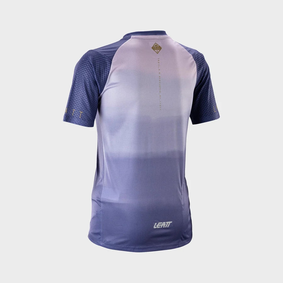 Leatt Trail 3.0 Short Sleeve MTB Jersey - Womens - Cosmic Blue