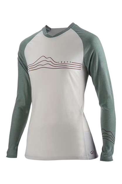 Leatt AllMtn 3.0 Long Sleeve MTB Jersey - Womens - Pistachio - 2023