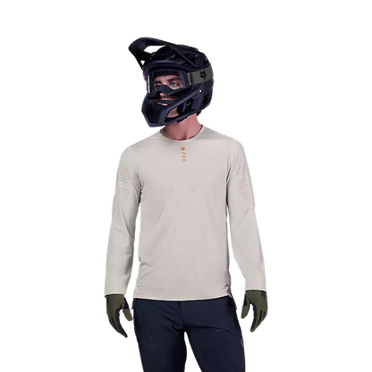 Fox Racing Flexair Pro Long Sleeve MTB Jersey - Vintage White