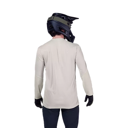 Fox Racing Flexair Pro Long Sleeve MTB Jersey - Vintage White