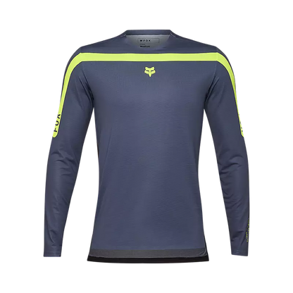 Fox Racing Flexair Aviation Long Sleeve MTB Jersey - Graphite