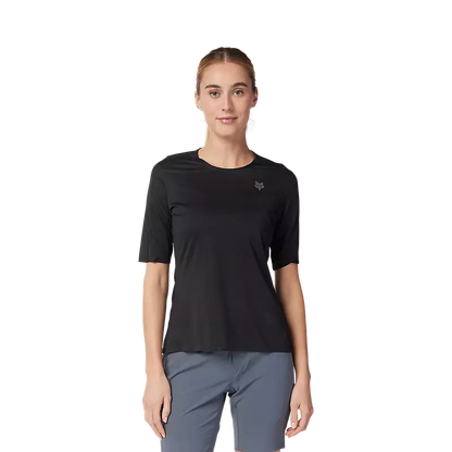 Fox Racing Flexair Ascent Short Sleeve MTB Jersey - Womens - Black