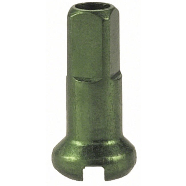 DT Swiss 14 Gauge Alloy Nipples - 12mm - Green