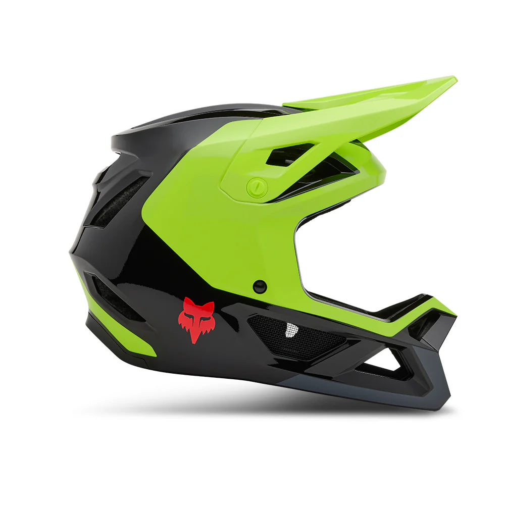 Fox Racing Rampage Full Face Helmet - Barge - Youth - Flo Yellow