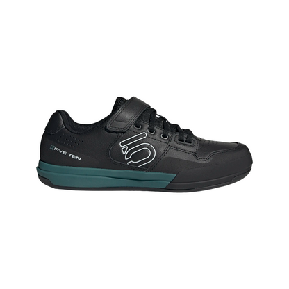 Five Ten Hellcat Clipless MTB Shoe - Womens - Core Black-Crystal White-Hazy Emerald